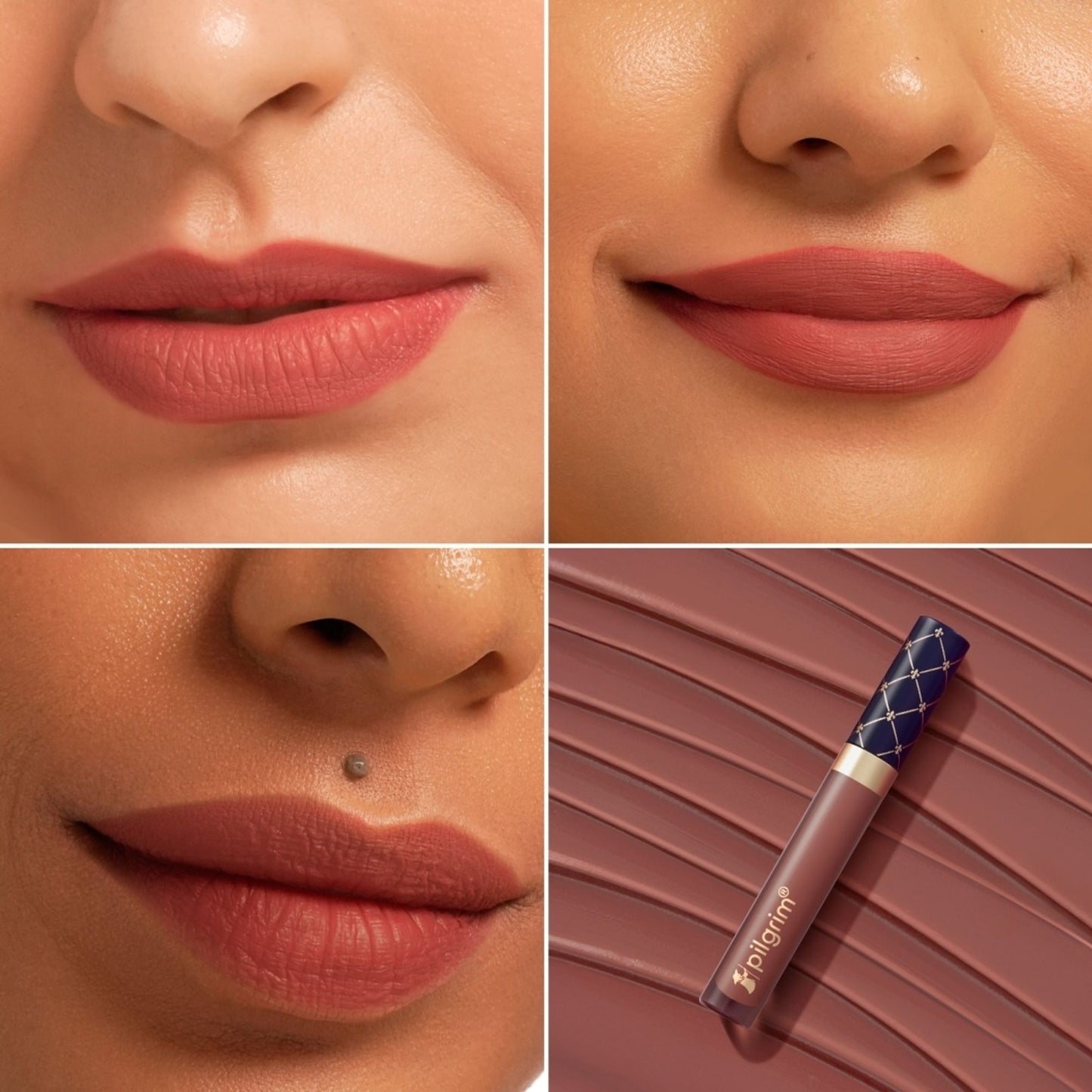Pilgrim the French Collection Oh So Creme Liquid Lipstick - Truffle Mystere