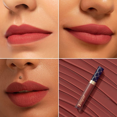 Pilgrim the French Collection Oh So Creme Liquid Lipstick - Caramel Bebe
