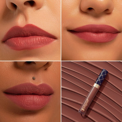 Pilgrim the French Collection Oh So Creme Liquid Lipstick - Chic Mocha