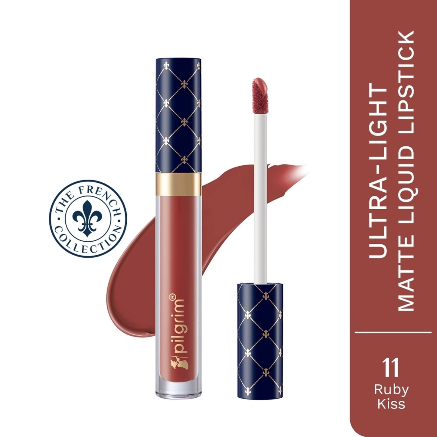 Pilgrim the French Collection Oh So Creme Liquid Lipstick - Ruby Kiss