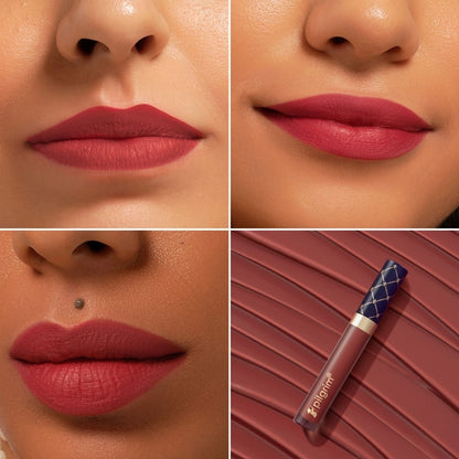 Pilgrim the French Collection Oh So Creme Liquid Lipstick - Ruby Kiss