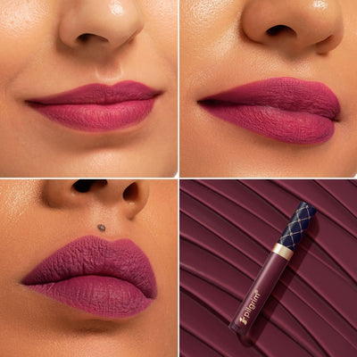 Pilgrim the French Collection Oh So Creme Liquid Lipstick - Wine Seduction