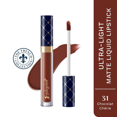 Pilgrim the French Collection Oh So Creme Liquid Lipstick - Chocolat Cherie