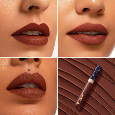 Pilgrim the French Collection Oh So Creme Liquid Lipstick - Chocolat Cherie