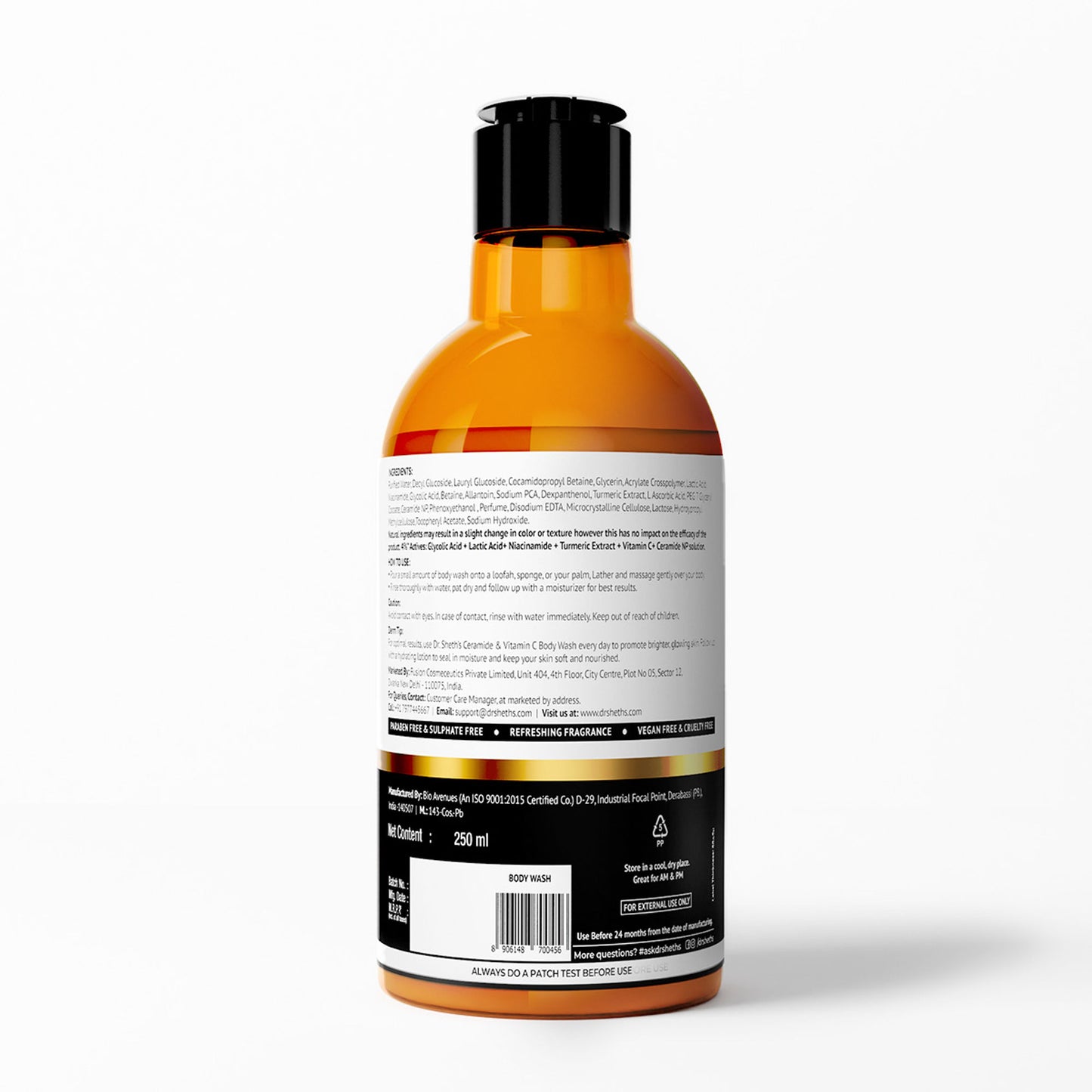 Dr. Sheth's Ceramide & Vitamin C Body Wash