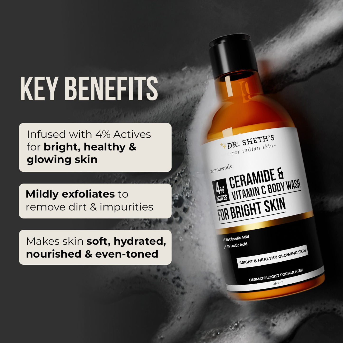 Dr. Sheth's Ceramide & Vitamin C Body Wash