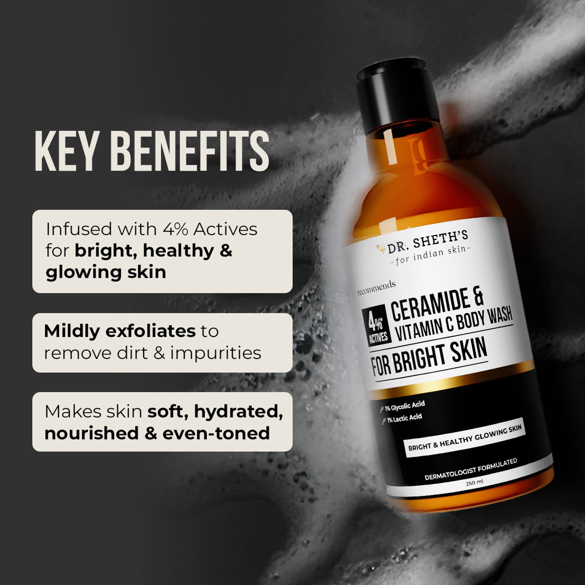 Dr. Sheth's Ceramide & Vitamin C Body Wash