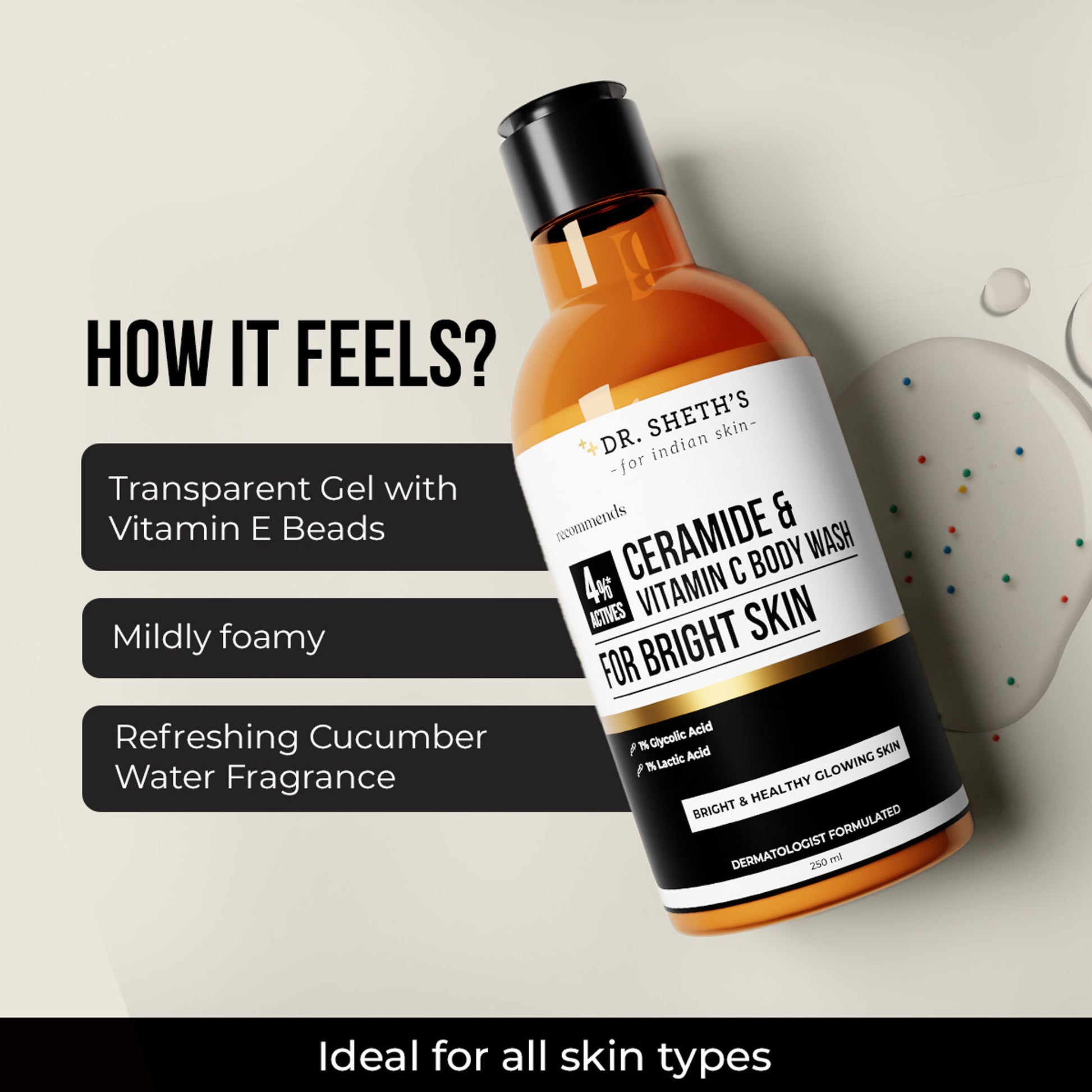 Dr. Sheth's Ceramide & Vitamin C Body Wash