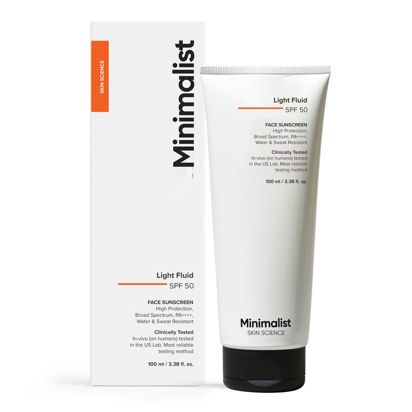 Minimalist Light Fluid SPF 50 Face Sunscreen