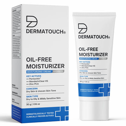 Dermatouch oil-free moisturizer with lightweight, non-greasy hydration for daily skin moisture care.