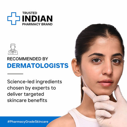 Dermatouch oil-free moisturizer providing lightweight hydration and non-greasy daily skin care, visible in the image.