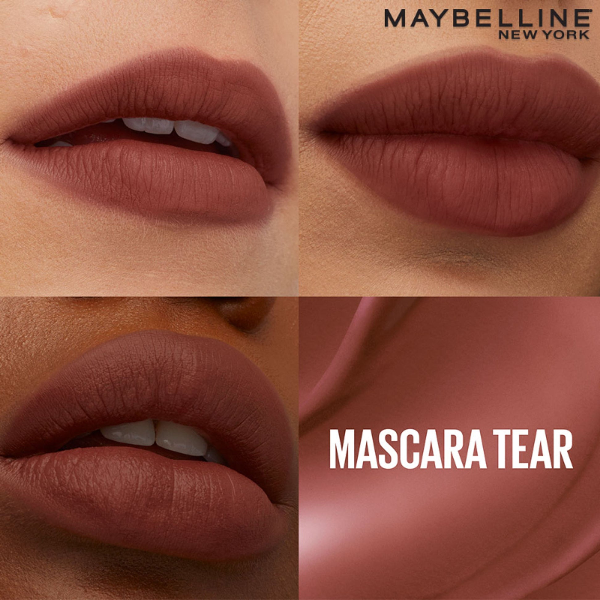 Maybelline New York Superstay Teddy Tint - Lip And Cheek Color - Mascara Tear