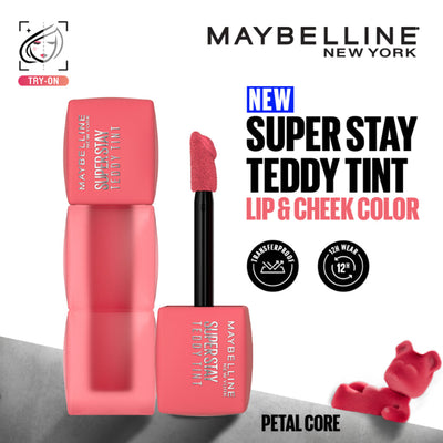 Maybelline New York Superstay Teddy Tint - Lip And Cheek Color - Petal Core
