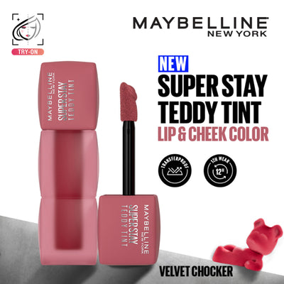 Maybelline New York Superstay Teddy Tint - Lip And Cheek Color - Velvet Choker