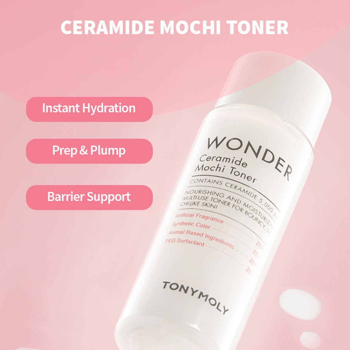 TONYMOLY Wonder Ceramide Mochi Toner Everyday Skin Routine Kit