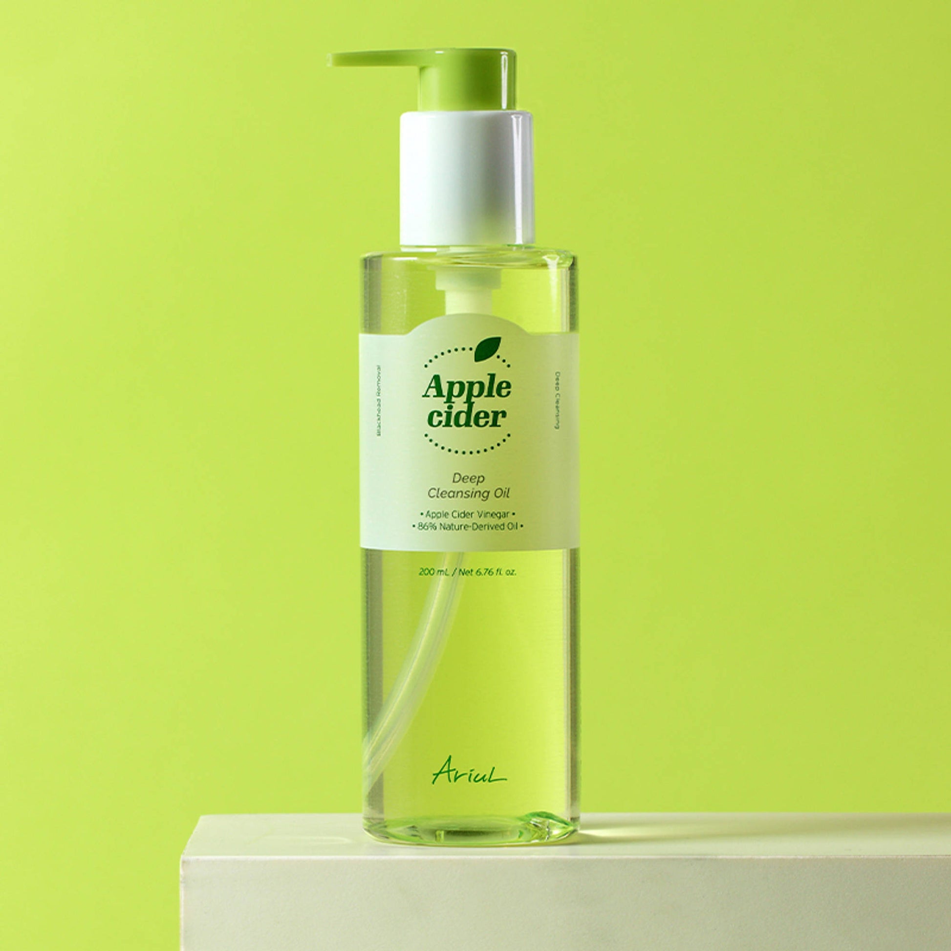 Ariul Apple Cider Deep Cleansing Oil, Korean Oil that Dissolves Makeup Controls Sebum & Clears Pores