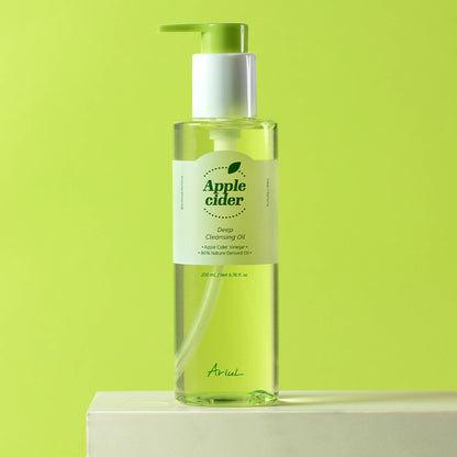 Ariul Apple Cider Deep Cleansing Oil, Korean Oil that Dissolves Makeup Controls Sebum & Clears Pores