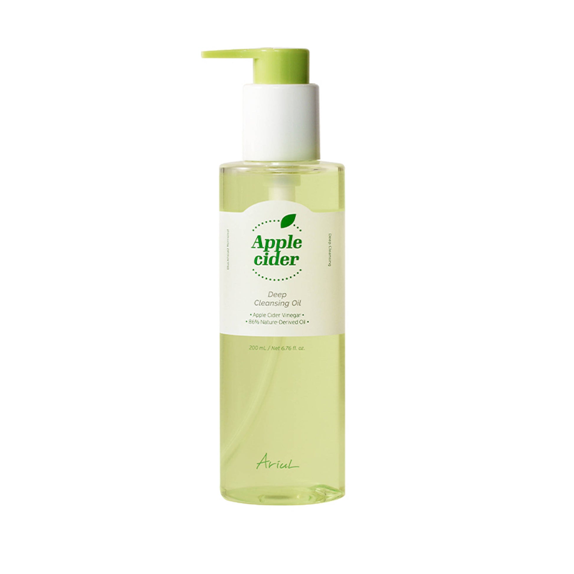 Ariul Apple Cider Deep Cleansing Oil, Korean Oil that Dissolves Makeup Controls Sebum & Clears Pores