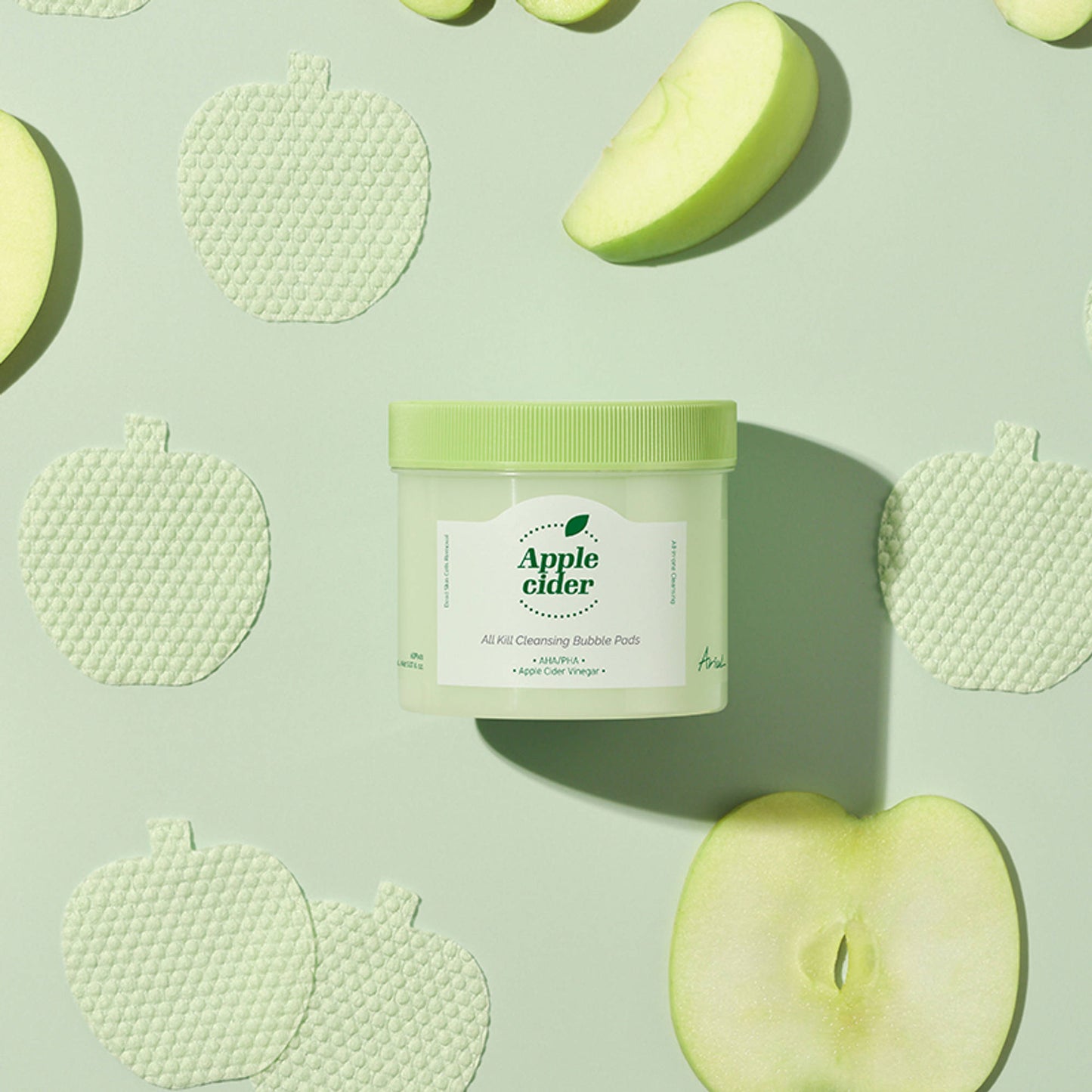 Ariul Apple Cider All Kill Cleansing Bubble Pads Korean Deep Cleanser