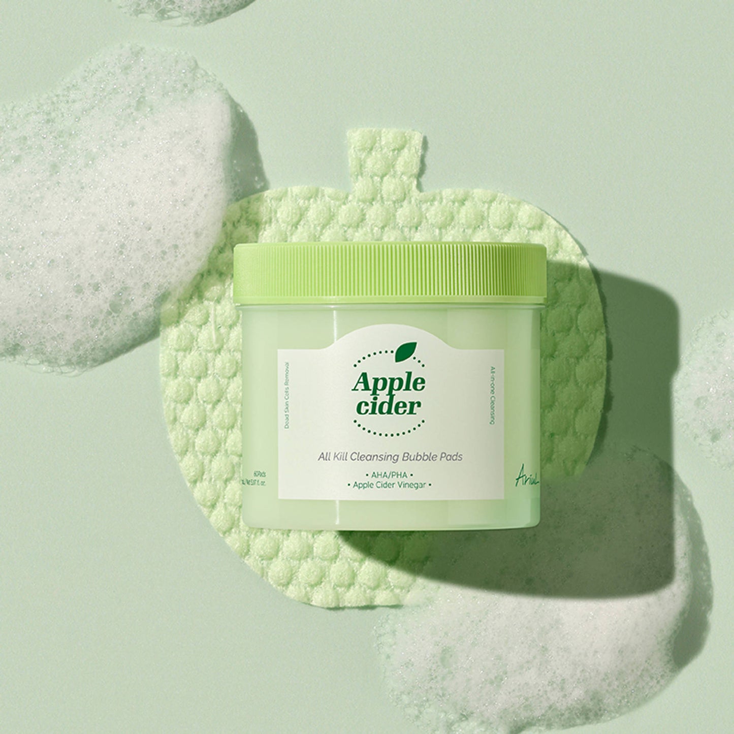 Ariul Apple Cider All Kill Cleansing Bubble Pads Korean Deep Cleanser
