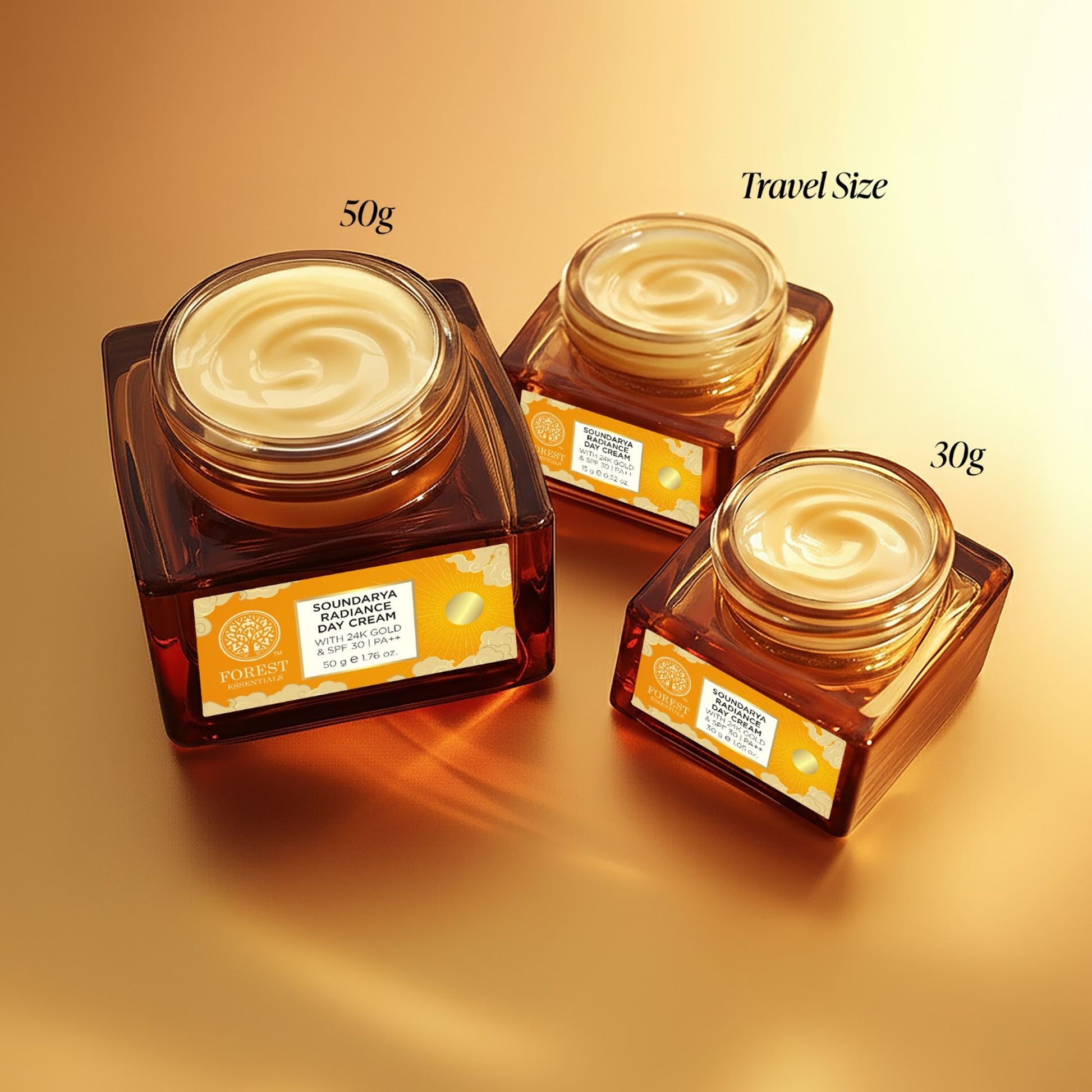 Forest Essentials Soundarya Radiance Cream With 24K Gold And SPF25