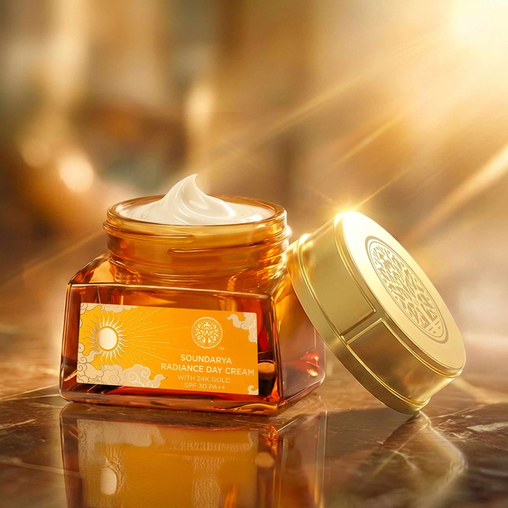 Forest Essentials Soundarya Radiance Cream With 24K Gold And SPF25