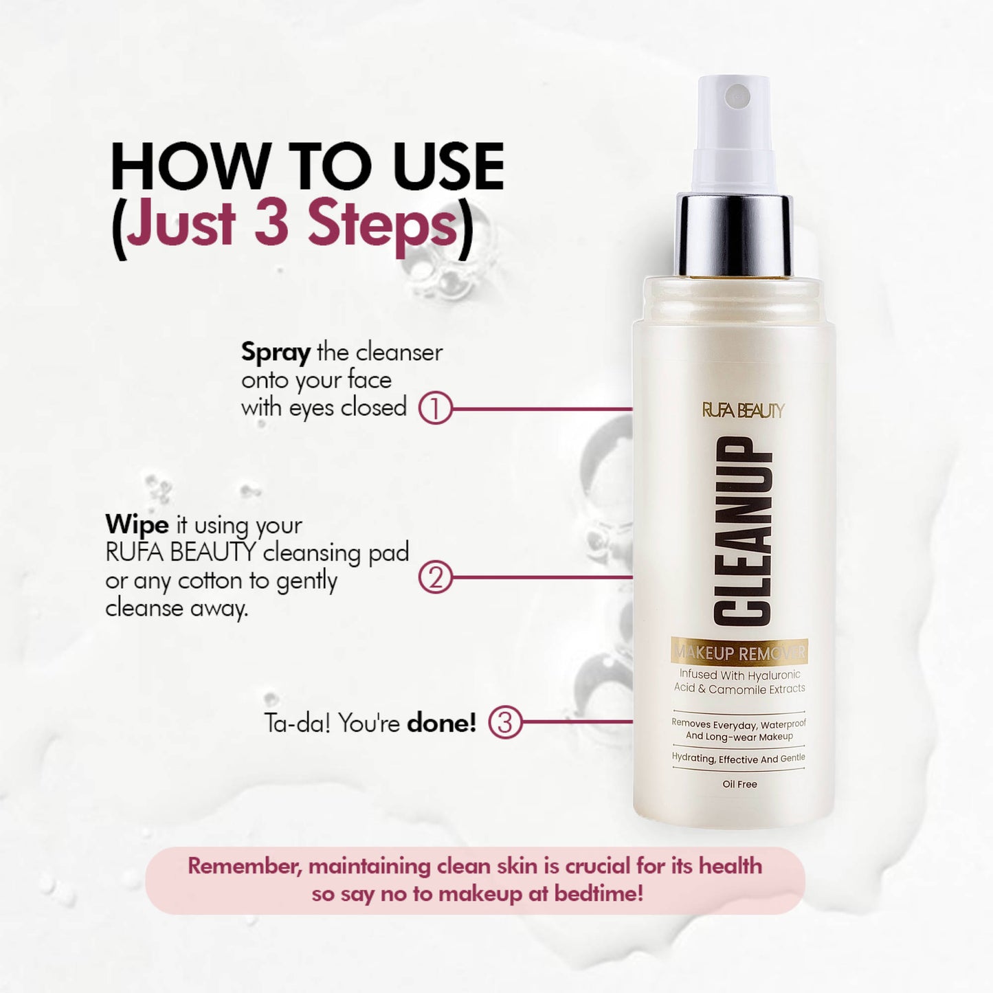 Rufa Beauty Cleanup Makeup Remover