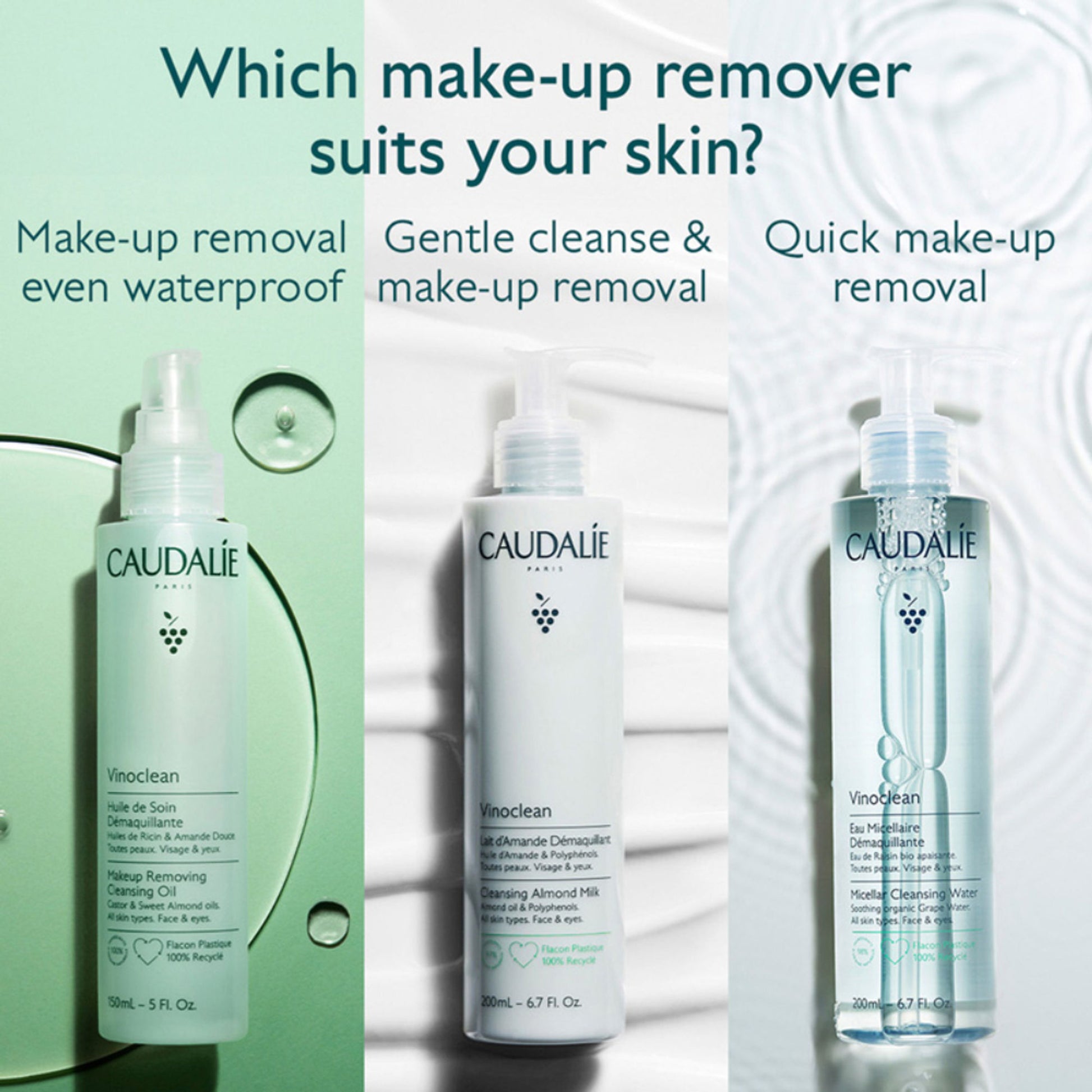 Caudalie Vinoclean Makeup Removing Cleansing Oil