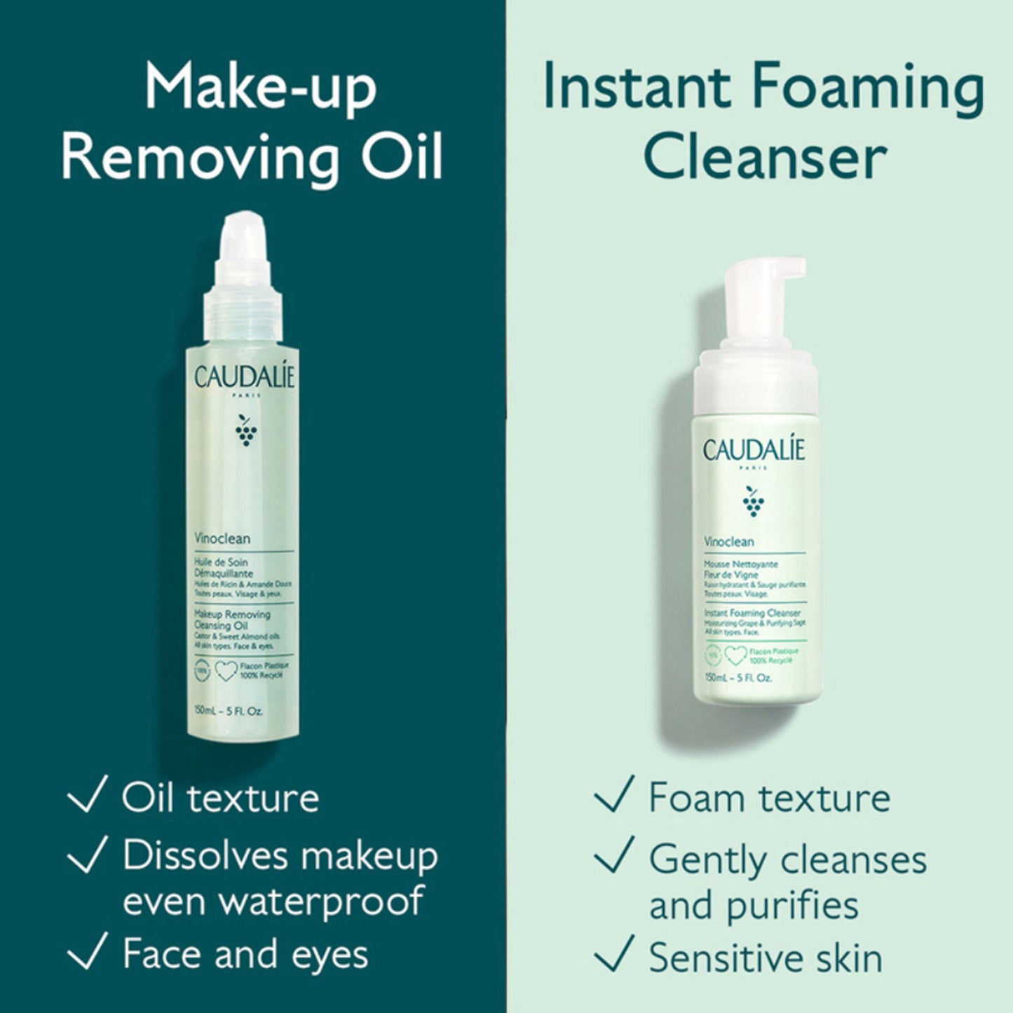 Caudalie Vinoclean Makeup Removing Cleansing Oil