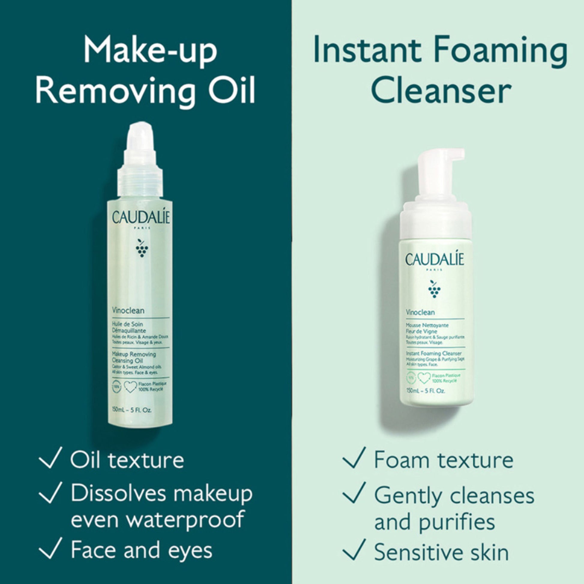 Caudalie Vinoclean Makeup Removing Cleansing Oil
