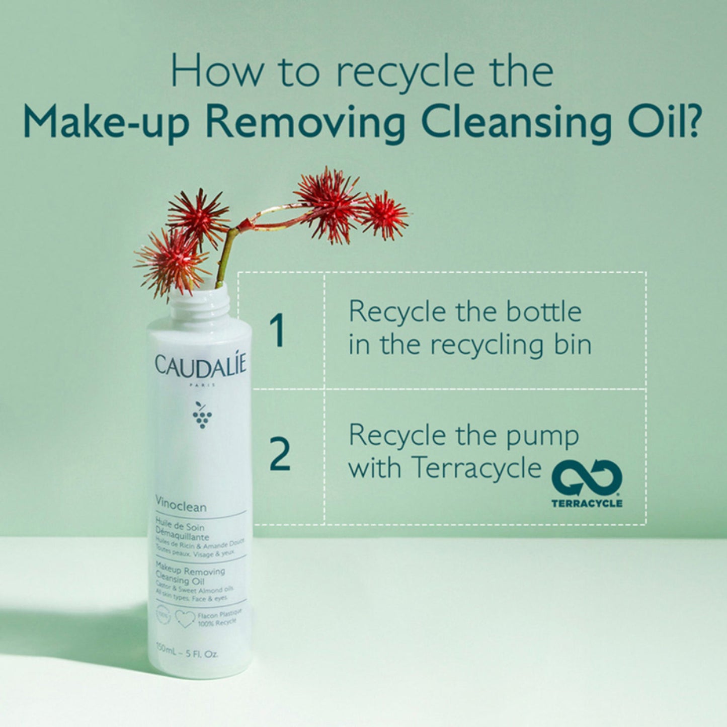Caudalie Vinoclean Makeup Removing Cleansing Oil