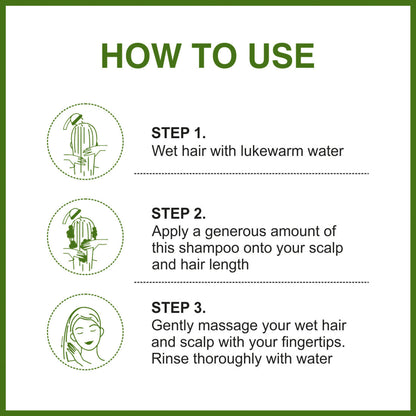 She Essentials Amla Bhringraj Hair Shampoo For Anti Dandruff, Growth - Men & Women