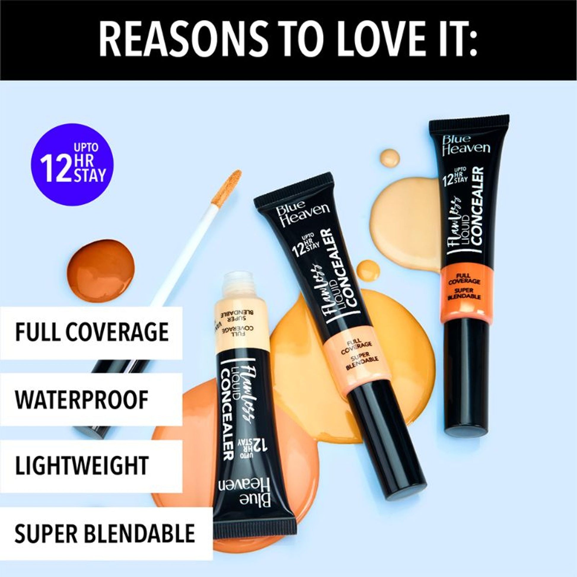 Blue Heaven Flawless Liquid Concealer - 101 Vanilla