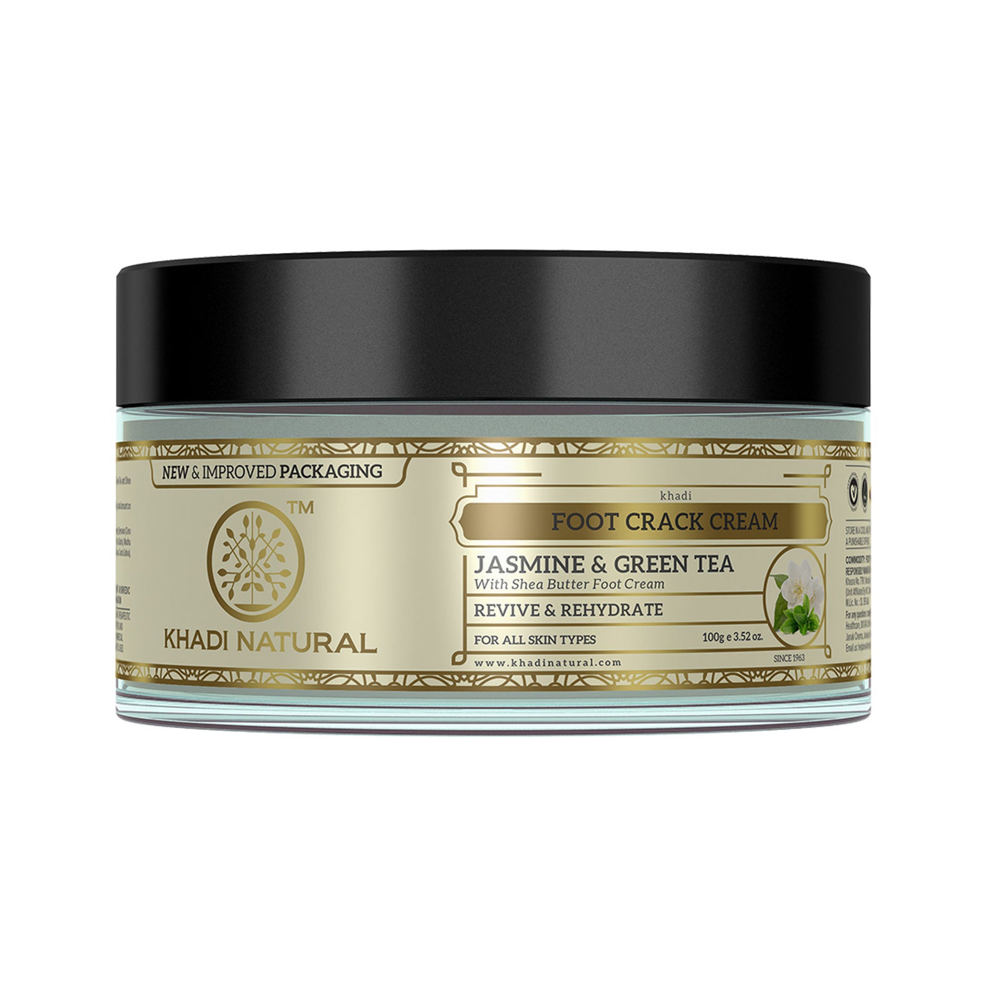 Khadi Natural Jasmine Green Tea Foot Crack Cream