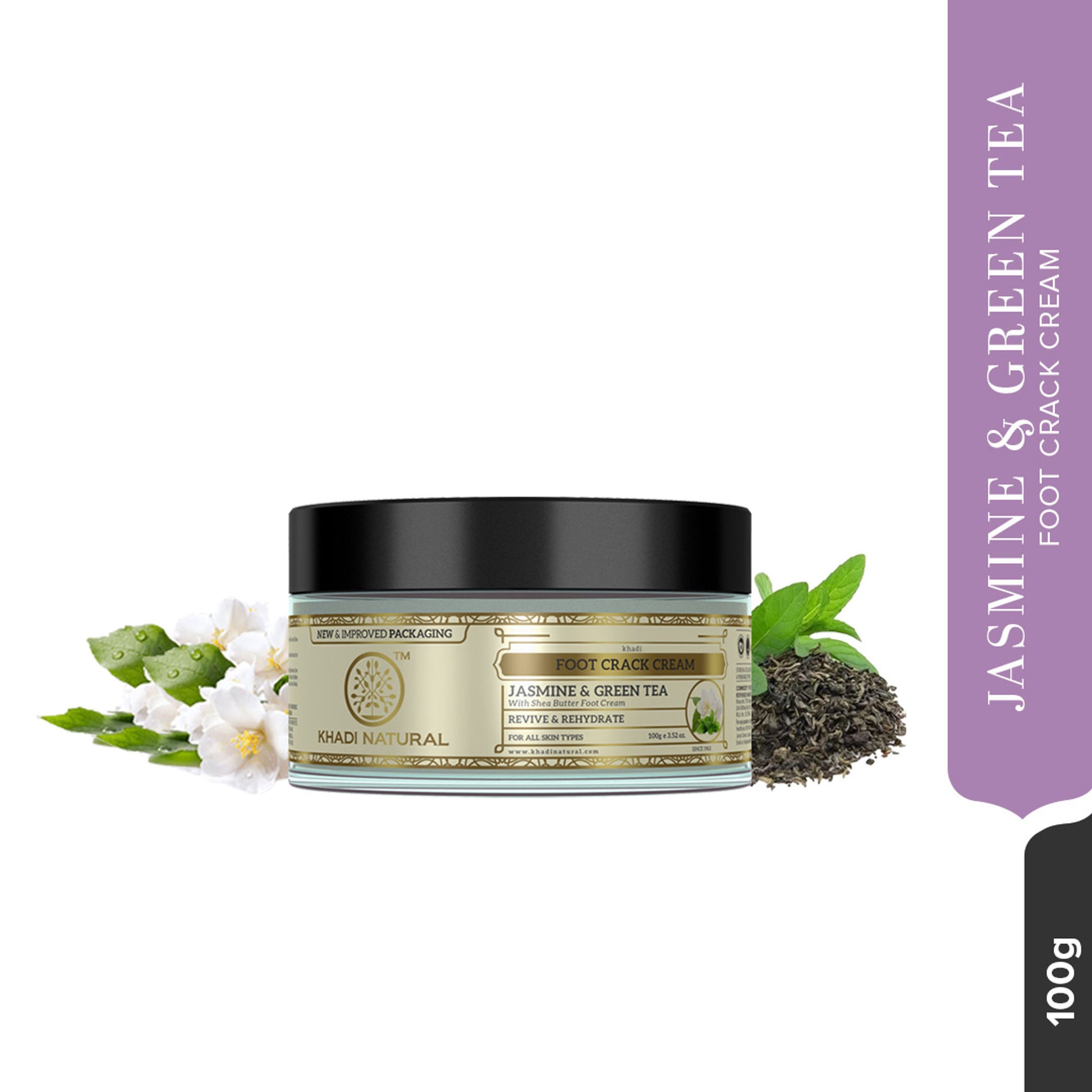 Khadi Natural Jasmine Green Tea Foot Crack Cream