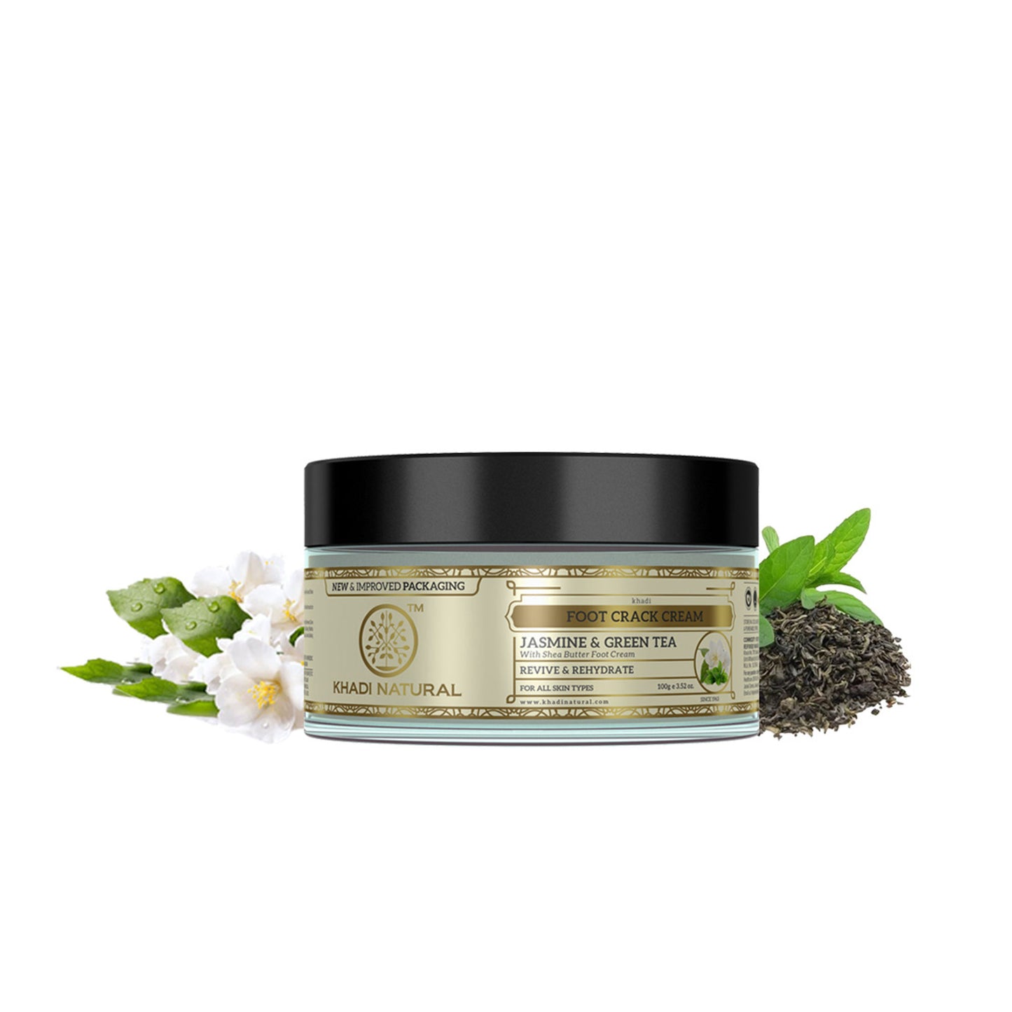Khadi Natural Jasmine Green Tea Foot Crack Cream