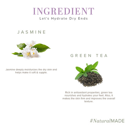 Khadi Natural Jasmine Green Tea Foot Crack Cream