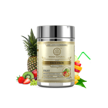 Khadi Natural Fruit Face Pack Repair Dead Skin Cells (All Skin Types)