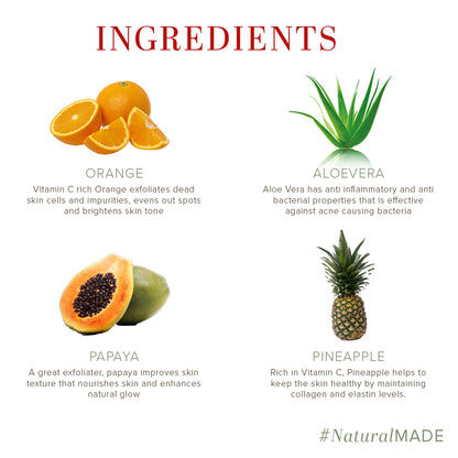 Khadi Natural Fruit Face Pack Repair Dead Skin Cells (All Skin Types)