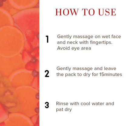 Khadi Natural Fruit Face Pack Repair Dead Skin Cells (All Skin Types)