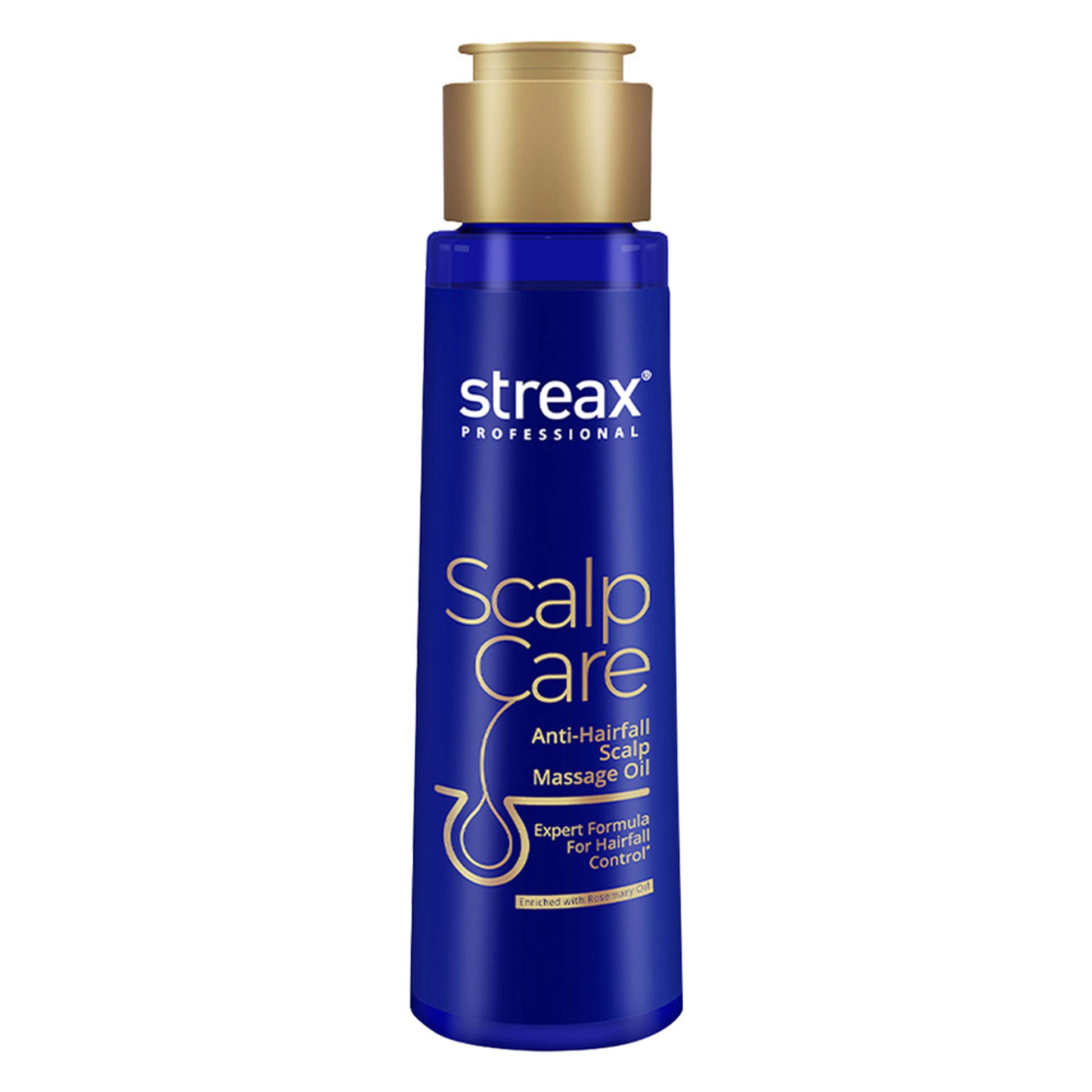 Streax Professional Anti Hairfall Massage Oil with Rosemary for Scalp Nourishment