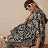 Dhiyona IE Women Ethnic Motifs Printed Cotton Kurta with Trousers