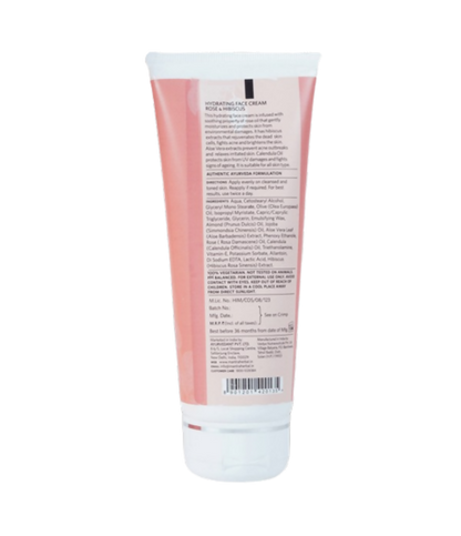 Mantra Herbal Hydrating Face Cream Rose & Hibiscus - Indyancart