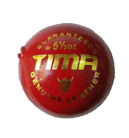 Tima leather cricket shot practice hanging ball for batting training, suspended on a string for game practice and skill improvement.