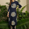 Dhiyona IE Women Printed Regular Kurta with Trousers