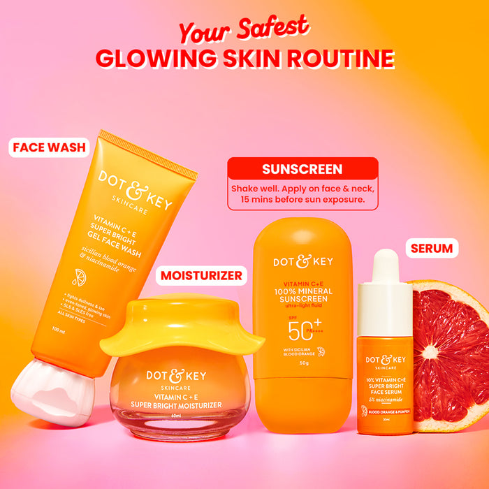 Dot & Key Vitamin C + E Mineral Sunscreen IN-VIVO tested SPF 50+, PA++++