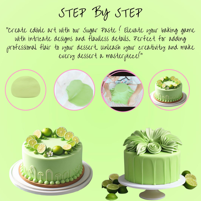 Confect Lime Green Fondant | Edible Sugarpaste