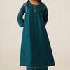 Women's Balsam Blue Silk Co-ord Set