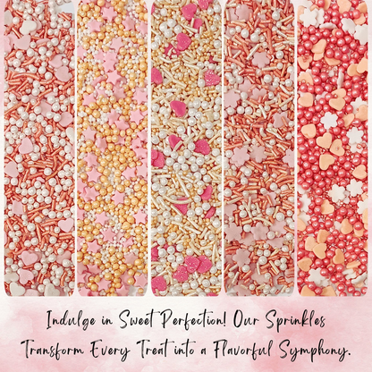 Confect Valentine Sprinkles | 09 Edible Decoration for Baking & Dessert