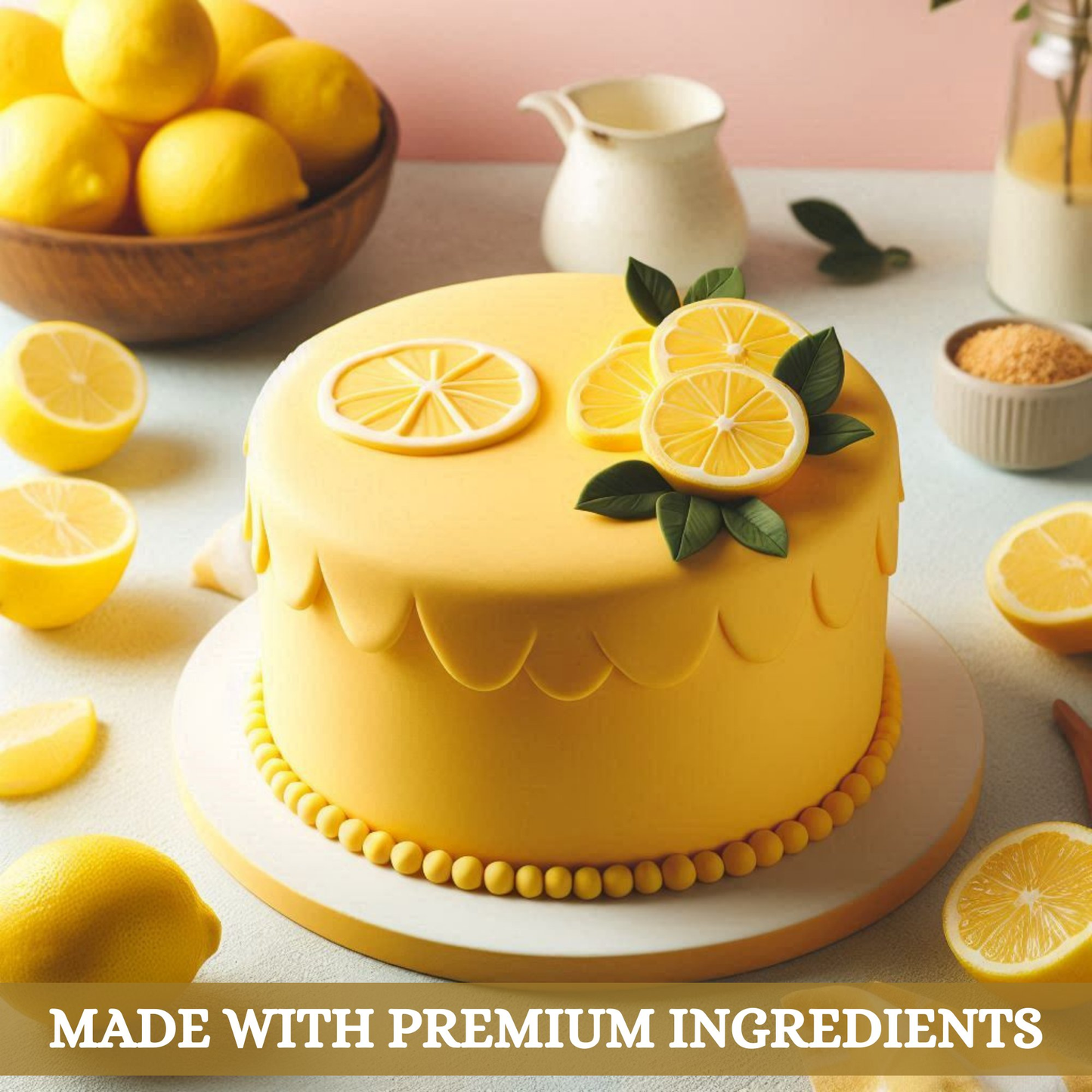 Confect Lemon Yellow Fondant | Edible Sugarpaste